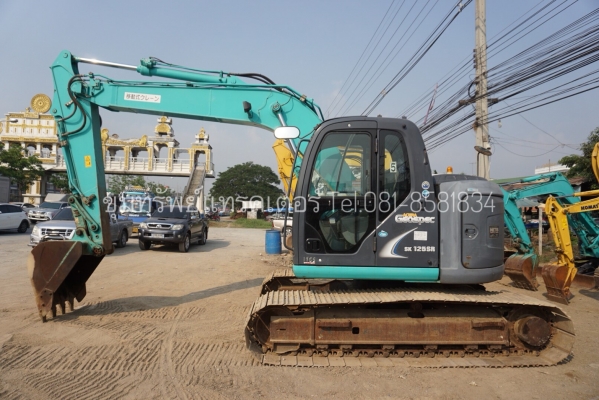 ขายรถแบคโฮ KOBELCO SK125SR-2 YV06 รุ่นใหม่ แทรคใหญ่ 70 ซม ไปป์ปิ้ง โทร 081-8581834 แบงค์