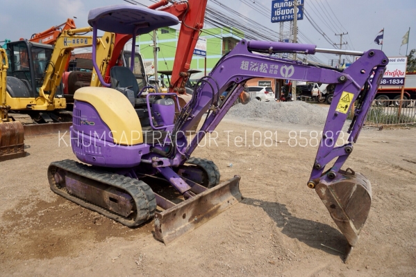 ขายรถแบคโฮ Komatsu PC20MR-1 รุ่นตูดสั้น เครื่องยนต์ดี ปั๊มแรง พร้อมใช้งาน โทร 081-8581834 แบงค์ ราคาไม่แพง