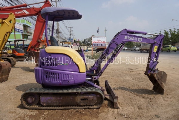 ขายรถแบคโฮ Komatsu PC20MR-1 รุ่นตูดสั้น เครื่องยนต์ดี ปั๊มแรง พร้อมใช้งาน โทร 081-8581834 แบงค์ ราคาไม่แพง