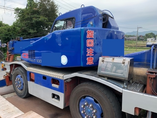 ขายรถเครน TADANO TR100M-1 (ขนาด 10 ตัน) ปี 1996 นำเข้าเองจากญี่ปุ่น สภาพสวยพร้อมใช้ ถึงเร็วๆนี้ครับ