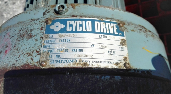 มอเตอร์เกียร์ทดญี่ปุ่น SUMITOMO JAPAN ขนาด 2 / 3 / 5 HP อัตราทด 1:29 (50 rpm) 380V รอบทดเดียวกันหมด 