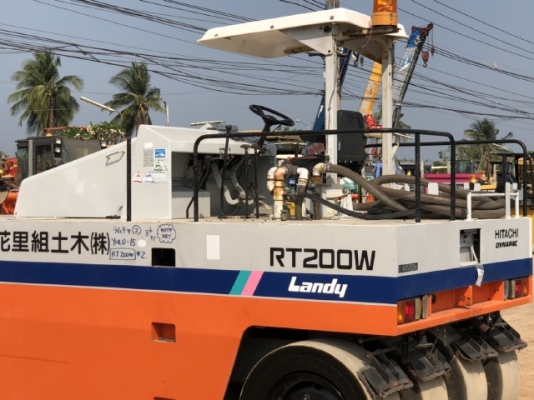 ขายรถบด 7 ล้อยาง HITACHI RT200W (4XX ชั่วโมง) นำเข้าเองจากญี่ปุ่น สภาพสวยพร้อมใช้งาน มีVDOการทำงานคร