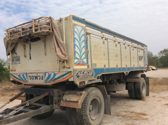 ขายสิบล้อพ่วงดั้มISUZU FVZ12MY ปี38เครื่องDAEWOO340แรง เกียร์10สปีด ครัทซีสวยตลอดเส้น