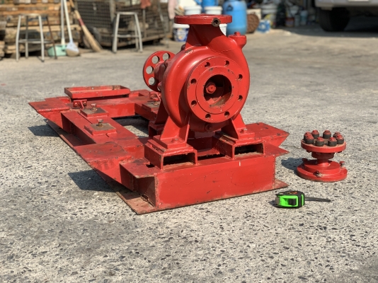 ขายปั๊มน้ำหอยโข่ง Teral 100x80H5 ใบพัดทองเหลือง ขนาดเข้า 4นิ้ว ออก 3นิ้ว สภาพสวยใหม่มาก มีแท่น+ยอย พร้อมใช้งาน