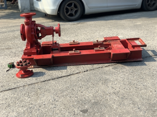 ขายปั๊มน้ำหอยโข่ง Teral 100x80H5 ใบพัดทองเหลือง ขนาดเข้า 4นิ้ว ออก 3นิ้ว สภาพสวยใหม่มาก มีแท่น+ยอย พร้อมใช้งาน