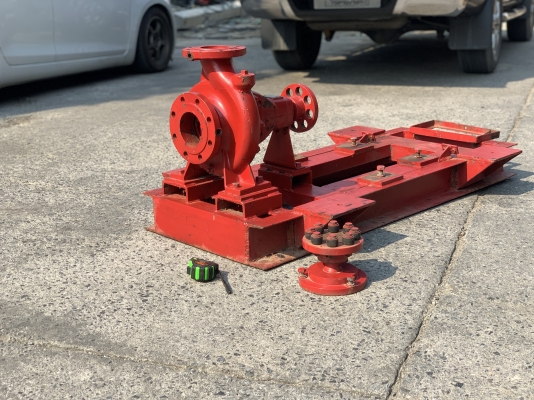 ขายปั๊มน้ำหอยโข่ง Teral 100x80H5 ใบพัดทองเหลือง ขนาดเข้า 4นิ้ว ออก 3นิ้ว สภาพสวยใหม่มาก มีแท่น+ยอย พร้อมใช้งาน