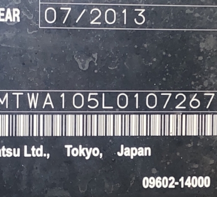 ขายรถตักล้อยาง KOMATSU WA200-6 ปี 2013 นำเข้าเองจากญี่ปุ่น สภาพสวยพร้อมใช้ มีVDOการทำงานครับ