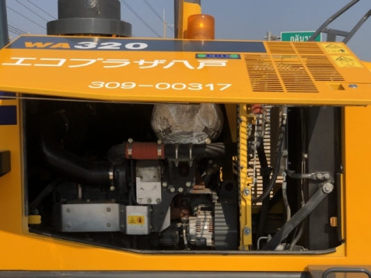 ขายรถตักล้อยาง KOMATSU WA320-6 ปี 2013 นำเข้าเองจากญี่ปุ่น สภาพสวยพร้อมใช้ มีVDOการทำงานครับ