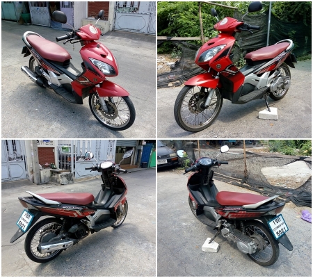 Yamaha Nouvo MX 2007 ภาษี พรบ.2564 เล่มทะเบียน ชุดโอนครบ 9000 บาท