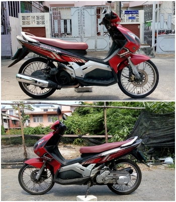 Yamaha Nouvo MX 2007 ภาษี พรบ.2564 เล่มทะเบียน ชุดโอนครบ 9000 บาท