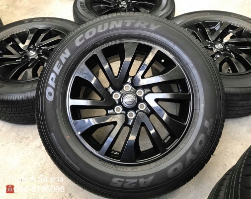 แม็กป้ายแดง Nissan Navara Caliber NP300 Black Edition ขอบ 18 พร้อมยางใหม่ป้ายแดง 255-60-18 Toyo ปลายปี 19 สวยกริ๊บ แม็กป้ายแดง Nissan Navara Caliber NP300 Black Edition ขอบ 18 พร้อมยางใหม่ป้ายแดง 255-60-18 Toyo ปลายปี 19 สวยกริ๊บ