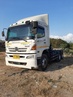 HIno 380 ปี 57 สิบล้อหัวลาก ไมล์แท้สามแสน รถสวยเดิมเต็มทุกจุด พร้อมใช้งาน