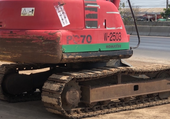 ขายรถขุด KOMATSU PC70-7 อาร์มยาวพิเศษ ลายหัวกระแทก นำเข้าเองจากญี่ปุ่น สภาพสวยพร้อมใช้ มีVDOการทำงาน