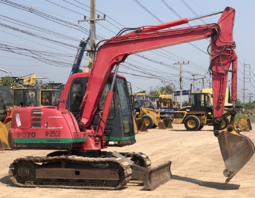 ขายรถขุด KOMATSU PC70-7 อาร์มยาวพิเศษ ลายหัวกระแทก นำเข้าเองจากญี่ปุ่น สภาพสวยพร้อมใช้ มีVDOการทำงาน ขายรถขุด KOMATSU PC70-7 อาร์มยาวพิเศษ ลายหัวกระแทก นำเข้าเองจากญี่ปุ่น สภาพสวยพร้อมใช้ มีVDOการทำงาน