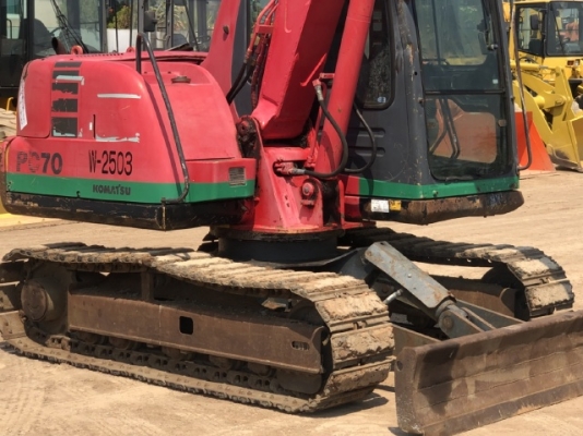 ขายรถขุด KOMATSU PC70-7 อาร์มยาวพิเศษ ลายหัวกระแทก นำเข้าเองจากญี่ปุ่น สภาพสวยพร้อมใช้ มีVDOการทำงาน