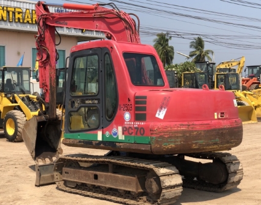 ขายรถขุด KOMATSU PC70-7 อาร์มยาวพิเศษ ลายหัวกระแทก นำเข้าเองจากญี่ปุ่น สภาพสวยพร้อมใช้ มีVDOการทำงาน ขายรถขุด KOMATSU PC70-7 อาร์มยาวพิเศษ ลายหัวกระแทก นำเข้าเองจากญี่ปุ่น สภาพสวยพร้อมใช้ มีVDOการทำงาน