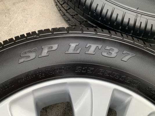 ล้อแม็กป้ายแดง Toyota Revo ขอบ 16 พร้อมยางป้ายแดง 215-65-16 Dunlop ปลายปี 19 แม็กสวยกริ๊บ ยางตุ่มชัด