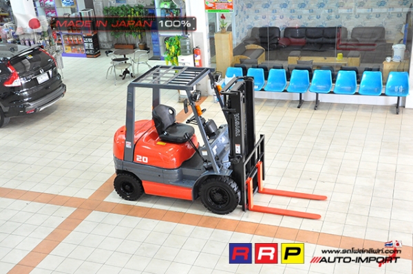 ขายรถโฟล์คลิฟท์มือสอง TOYOTA รุ่น 6FG20-31347 นำเข้าจากประเทศญี่ปุ่น 100\% ไม่เคยใช้งานในไทย