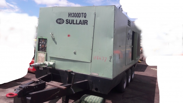 ขายปั้มลม SULLAIR รุ่น H1300 ลม 14 บาร์ 1300 cfm 150PSIG เครื่อง CAT 3406T 475 แรงม้า ปั้มลมสกรูสภาพ