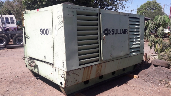 ขายปั้มลม SULLAIR รุ่น 900 ลม 13 บาร์ 900 cfm 150PSI เครื่อง CAT 3306T ปั้มลมสกรูสภาพสวย นำเข้าจากญี