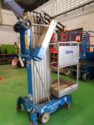 มาใหม่ กระเช้าลิฟท์ไฟฟ้า Genie : AWP-30S ยกสูง9เมตร เก่าญี่ปุ่น ระบบสมบูรณ์มาก