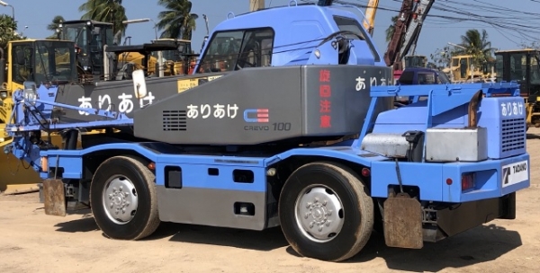 ขายรถเครน TADANO TR100M-1 (ขนาด 10 ตัน) ปี 1998 นำเข้าเองจากญี่ปุ่น สภาพสวยพร้อมใช้งาน มีVDOการทำงานครับ ขายรถเครน TADANO TR100M-1 (ขนาด 10 ตัน) ปี 1998 นำเข้าเองจากญี่ปุ่น สภาพสวยพร้อมใช้งาน มีVDOการทำงานครับ