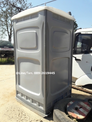 ขายตู้สุขาเคลื่อนที่, ห้องน้ำสำเร็จรูปพร้อมชักโครกและอ่างล้างมือ, หลังคาโค้งมน ตรงกลางเป็นสกายไลท์ (ไม่ต้องเปิดไฟตอนกลางวัน) มี่ท่อน้ำเข้า,ท่อน้ำระบายน้ำและท่อน้ำทิ้ง, สินค้าเก่านอก