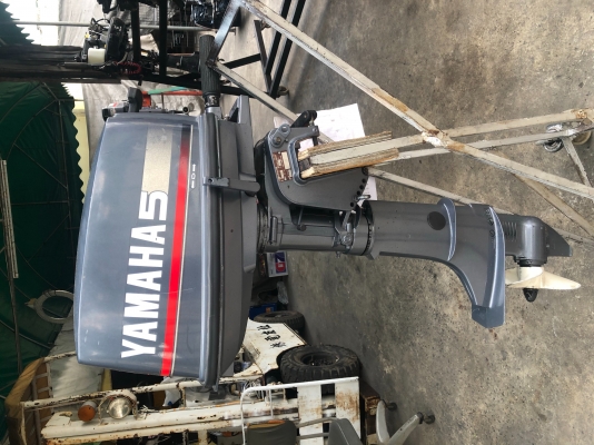 ขาย เครื่องเรือ Yamaha 5 แรงหาง 17 ราคา 16,500 ขาย เครื่องเรือ Yamaha 5 แรงหาง 17 ราคา 16,500
