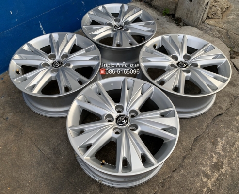 ล้อแม็ก 5รู114 Toyota ขอบ 17 สภาพดี ใส่กับ Camry ,Innova ,Alphard ,Vigo ,Revo ได้เลย
