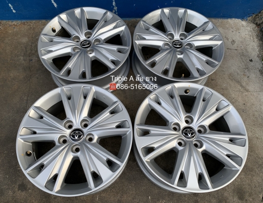 ล้อแม็ก 5รู114 Toyota ขอบ 17 สภาพดี ใส่กับ Camry ,Innova ,Alphard ,Vigo ,Revo ได้เลย