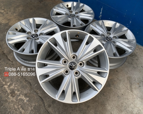 ล้อแม็ก 5รู114 Toyota ขอบ 17 สภาพดี ใส่กับ Camry ,Innova ,Alphard ,Vigo ,Revo ได้เลย