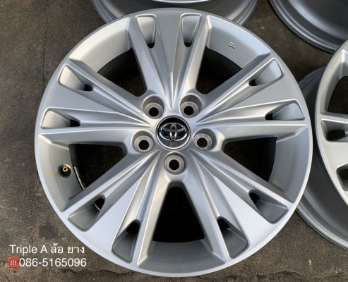 ล้อแม็ก 5รู114 Toyota ขอบ 17 สภาพดี ใส่กับ Camry ,Innova ,Alphard ,Vigo ,Revo ได้เลย ล้อแม็ก 5รู114 Toyota ขอบ 17 สภาพดี ใส่กับ Camry ,Innova ,Alphard ,Vigo ,Revo ได้เลย