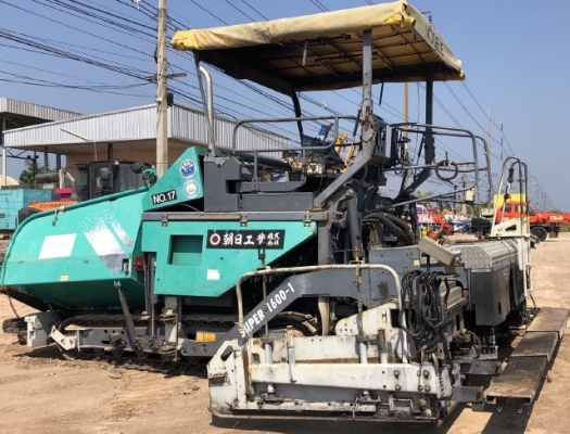 ขายรถปูยาง VOGELE SUPER1600-1 (ขนาด 8 เมตร) ปี 2005 นำเข้าเองจากญี่ปุ่น สภาพสวยพร้อมใช้งาน มีVDOการทำงานครับ