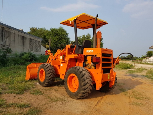 รถตัก ขนาด1คิว KOMATSU 507 เก่าญี่ปุ่นไม่เคยใช้งานในไทย เครื่องยนต์โคมัสสุ 4D 94 ขนาดล้อกะทะ 20 นิ้ว