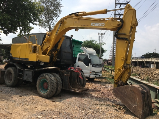 ขายแมคโคร ล้อยาง ยี่ห้อ KOBELCO PC-130 สภาพพร้อมใช้งาน ขายแมคโคร ล้อยาง ยี่ห้อ KOBELCO PC-130 สภาพพร้อมใช้งาน