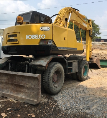 ขายแมคโคร ล้อยาง ยี่ห้อ KOBELCO PC-130 สภาพพร้อมใช้งาน ขายแมคโคร ล้อยาง ยี่ห้อ KOBELCO PC-130 สภาพพร้อมใช้งาน