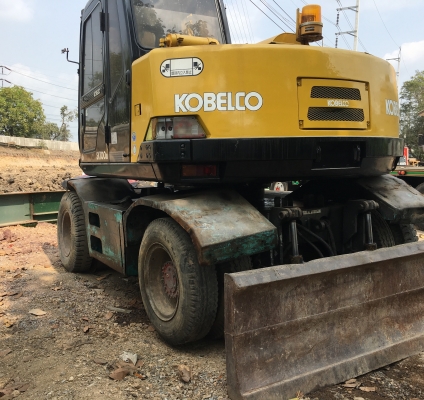 ขายแมคโคร ล้อยาง ยี่ห้อ KOBELCO PC-130 สภาพพร้อมใช้งาน ขายแมคโคร ล้อยาง ยี่ห้อ KOBELCO PC-130 สภาพพร้อมใช้งาน