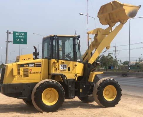 ขายรถตักล้อยาง KOMATSU WA100-5 แขนยาวพิเศษ นำเข้าเองจากญี่ปุ่น สภาพสวยพร้อมใช้งาน มีVDOการทำงานครับ
