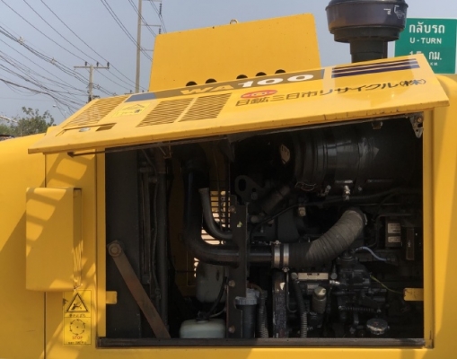 ขายรถตักล้อยาง KOMATSU WA100-5 แขนยาวพิเศษ นำเข้าเองจากญี่ปุ่น สภาพสวยพร้อมใช้งาน มีVDOการทำงานครับ