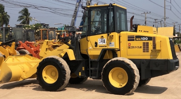 ขายรถตักล้อยาง KOMATSU WA100-5 แขนยาวพิเศษ นำเข้าเองจากญี่ปุ่น สภาพสวยพร้อมใช้งาน มีVDOการทำงานครับ