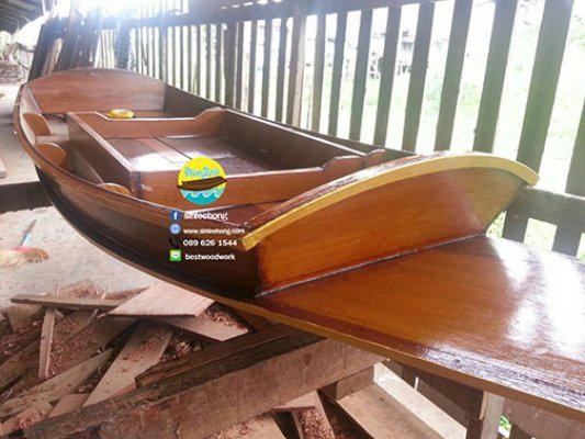 (ส่งทั่วประเทศ) เรือไม้ เรือก๋วยเตี๋ยว 150 ซม (ส่งทั่วประเทศ) เรือไม้ เรือก๋วยเตี๋ยว 150 ซม