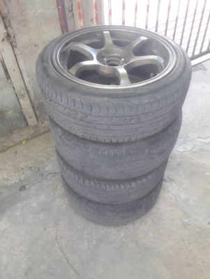 ขายล้อแม็ก 4รู100 ADVAN Racing RG2 พร้อมยาง205 45 17 และ 215 45 17อย่างละคู่ อยู่ท่าน้ำนนทบุรี ทั้งหมดนี้5,500บาท ขายล้อแม็ก 4รู100 ADVAN Racing RG2 พร้อมยาง205 45 17 และ 215 45 17อย่างละคู่ อยู่ท่าน้ำนนทบุรี ทั้งหมดนี้5,500บาท