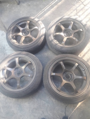 ขายล้อแม็ก 4รู100 ADVAN Racing RG2 พร้อมยาง205 45 17 และ 215 45 17อย่างละคู่ อยู่ท่าน้ำนนทบุรี ทั้งหมดนี้5,500บาท ขายล้อแม็ก 4รู100 ADVAN Racing RG2 พร้อมยาง205 45 17 และ 215 45 17อย่างละคู่ อยู่ท่าน้ำนนทบุรี ทั้งหมดนี้5,500บาท