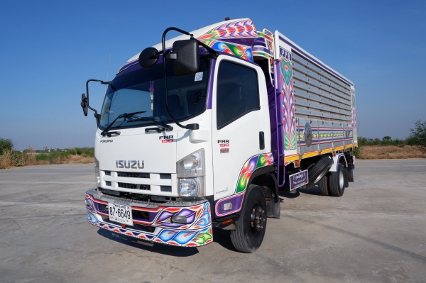 6 ล้อ ISUZU FRR190 แรง ปี 56 ไมล์ 47,000 กม. ไมล์แท้แน่นอนเช็คศูนย์ได้เลย กระบะมิเนียมคอกเกษตร - ดั้