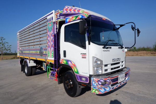 6 ล้อ ISUZU FRR190 แรง ปี 56 ไมล์ 47,000 กม. ไมล์แท้แน่นอนเช็คศูนย์ได้เลย กระบะมิเนียมคอกเกษตร - ดั้