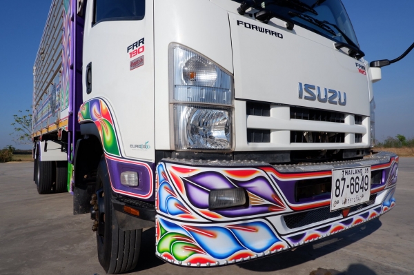 6 ล้อ ISUZU FRR190 แรง ปี 56 ไมล์ 47,000 กม. ไมล์แท้แน่นอนเช็คศูนย์ได้เลย กระบะมิเนียมคอกเกษตร - ดั้