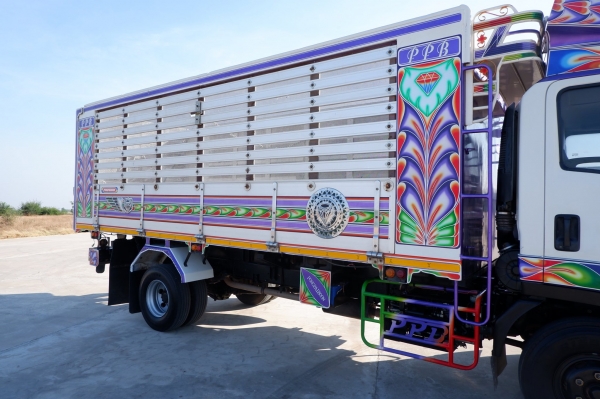 6 ล้อ ISUZU FRR190 แรง ปี 56 ไมล์ 47,000 กม. ไมล์แท้แน่นอนเช็คศูนย์ได้เลย กระบะมิเนียมคอกเกษตร - ดั้