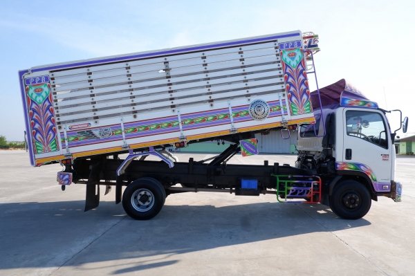 6 ล้อ ISUZU FRR190 แรง ปี 56 ไมล์ 47,000 กม. ไมล์แท้แน่นอนเช็คศูนย์ได้เลย กระบะมิเนียมคอกเกษตร - ดั้