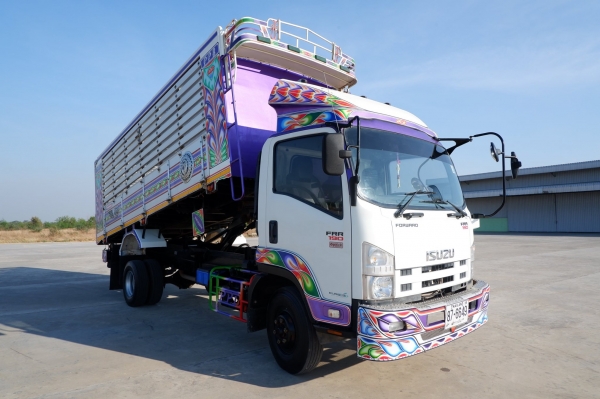 6 ล้อ ISUZU FRR190 แรง ปี 56 ไมล์ 47,000 กม. ไมล์แท้แน่นอนเช็คศูนย์ได้เลย กระบะมิเนียมคอกเกษตร - ดั้