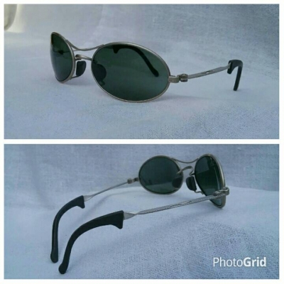 แว่นตา 'เรย์-แบน แสนสะท้าน : วงรี นักบิน โค้ง' ยูเอสเอ  ตัวแท้ !  ทศวรรษที่ '90s  สภาพวินเทจใช้งานถนอม  เลนส์กระจกคริสตัล 'ออริจินัล บี &amp; แอล เรย์ - แบน จี - 15'  Vintage B&amp;L RAY - BAN USA